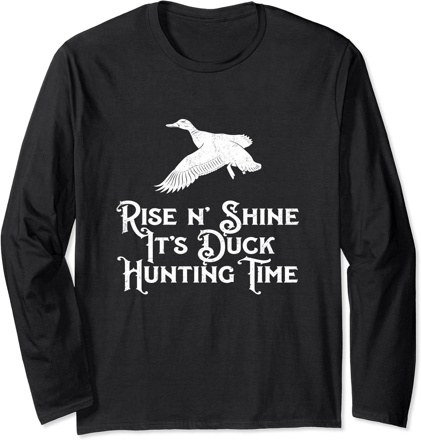 Funny Duck Hunting Shirt Duck Hunter Long Sleeve TShirt Amazon.co.uk Fashion